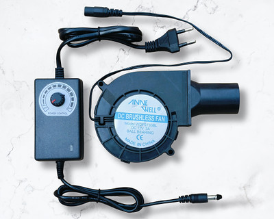 ADA2Z DC 12V 3A HIGH SPEED FAN 7500 RPM COMPLETE STOVE SET Cooling Fan All in one Cooler(Black)