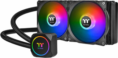 Thermaltake TH240 ARGB Black Edition All-in-One Liquid Cooler and Cooling System 240mm Cooler(snow)