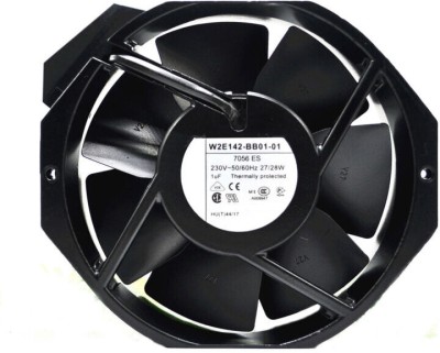 Electronic Spices Ebmpapst AC Axial Compact Fan W2E142-BB01-01 7056ES 230V 27/28W 172*150*38MM Cooler(Black)