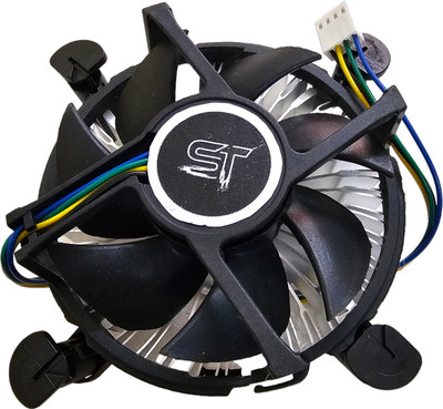 SMARTTRADERS computer fan i3/i5/i7 LGA115x CPU Heatsink and Fan Cooling Fan Processor Cooler(Black)