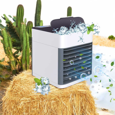 KRITAM New Air Cooler Portable Mini Cooler Air Cooler for Personal Space Cooling Fan Laptop Cooler(Multicolor)
