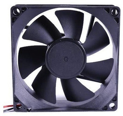 Prowans DC 12V 3'' INCH Cooling Fan for PC Case, CPU Cooler Cooler(Black)