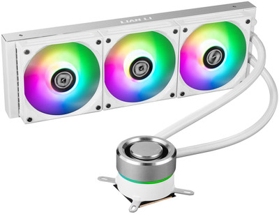 Lian Li Galahad 360 ARGB 360mm AIO / CPU Liquid Cooler(White)