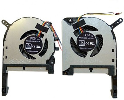 FYONLI Laptop CPU & GPU Cooling Fan for Asus TUF Gaming A15 FX505, FX86FE (Pair) Cooler(Black/Silver)