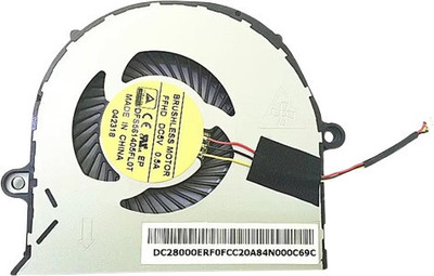 Sparefly CPU Fan Compatible For Acer Aspire E5-571, E5-571G, E5-571P, E5-571PG (3-Pin) Cooling Fan Laptop Cooler(Black)