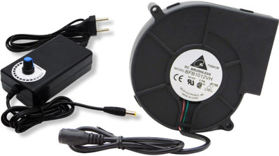 Electronic Spices High-Speed DC Blower 220V AC Powered Fan with Variable Speed Controller Airfoil Air Blower(Corded)