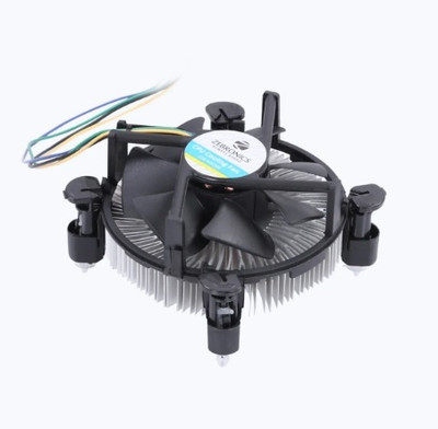 ZEBRONICS ZEB-MSC200 Socket 775/1150/1155/1156 CPU Cooler Cooling Fan All in one Cooler(Black)