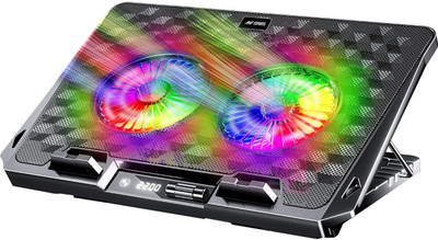 Ant Esports NC281 2 Fan Ergonomic Cooling Pad with Adjustable Height(Black)
