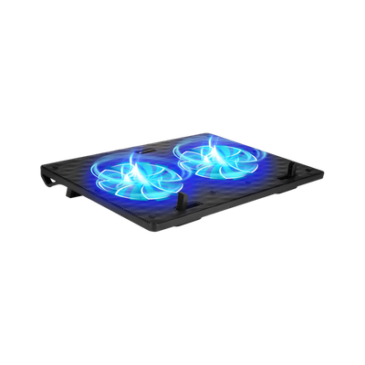 ZEBRONICS ZEB-NC3300 2 Fan Ergonomic Cooling Pad(Black)