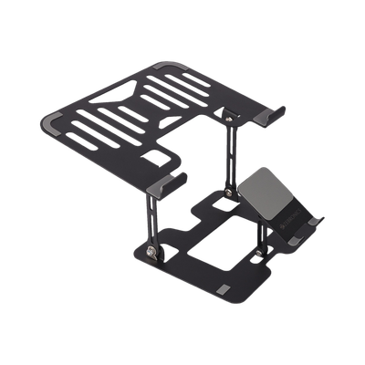 ZEBRONICS NS3500, Foldable, with Mobile Stand, upto 17 inch Laptop Ergonomic Cooling Pad with Adjustable Height(Black)