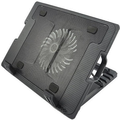TECHNO C-016 1 Fan Cooling Pad(Black)
