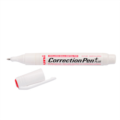 uni-ball CLP300 1.0 mm | Quick Drying & Water Resistance | Comfortable Grip 1 mm Correction Pen(Set of 1, White)