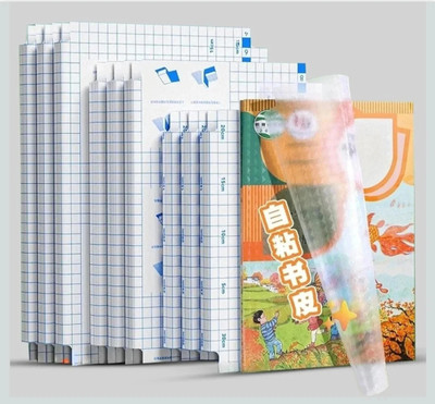 Mira Farmcraft Transparent Paper Sticker Book Protective Cover Film Clear Matte for Craft 30 ml 30 mm Book wrap cover(Set of 30, Multicolor)