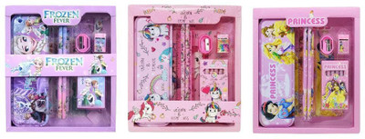 YEF Girls Mix Stationery 100 mm Gifts Sets(Set of 12, Multicolor)