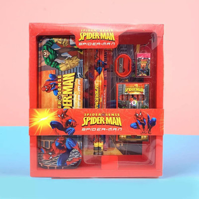 YEF Spiderman Stationery 100 mm Gifts Sets(Set of 12, Multicolor)