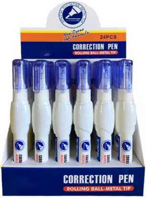 apcatio Correction4586 9 ml 9 mm Correction pen(Set of 8, White)