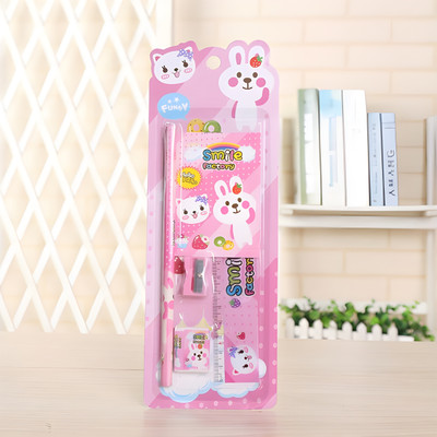 iFlip Zone stationery 90 mm Mix stationery items(Set of 1, Pink return gift)