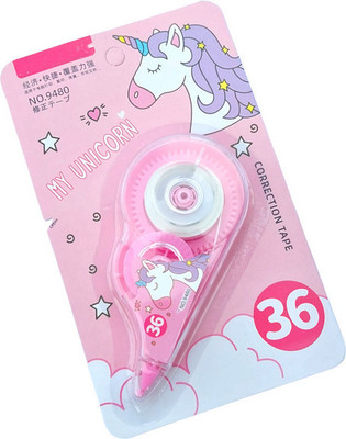 HARDSOSH'S COUTURE Unicorn Art 5 mm Correction Tape(Set of 1, Multicolor)