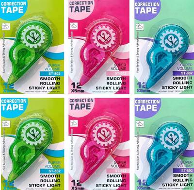 triple paper 12 m 5 mm Correction tape