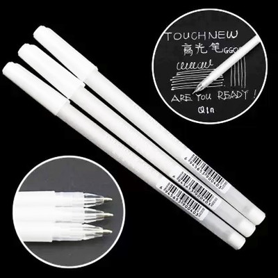 CRAZYGOL A Bindi is a traditional decoration pen pack of 2 8 ml 6 mm pen(Set of 2, White)