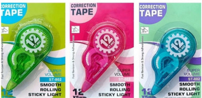 HARDSOSH'S COUTURE Three Series 5 mm Correction Tape(Set of 3, Multicolor)