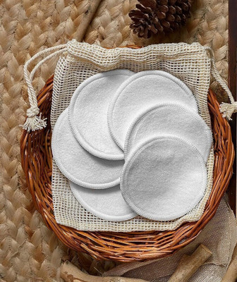 ShopCircuit GM 5Reusable Cotton Pads Makeup Remover Cleansing Pads Easily Removes(50 Units)