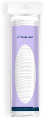 Elecsera 100 Round Cotton Pads Made from Pure Cotton Best for Applying & Removing Makeup(100 Units)