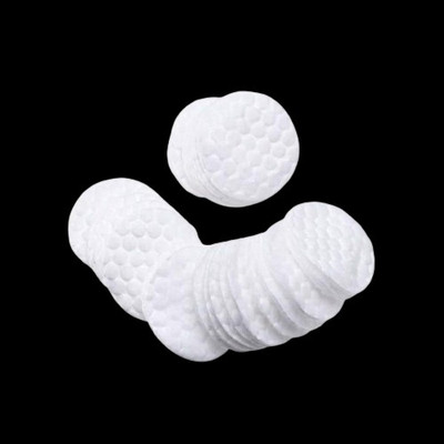 Elecsera Cotton Pads For Face Cleansing, Makeup Remover Cotton Pads Embossed - 100(100 Units)