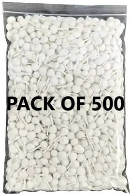 shyamcharan Cotton Round Wicks for Diya Batti/ Phool Batti / Puja Baati 500 pieces Cotton Wick