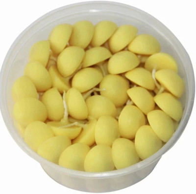 Bhakti aura Ghee bati diya for Puja arti 50 - handmade ghee bati diya (pcs.50) Cotton Wick