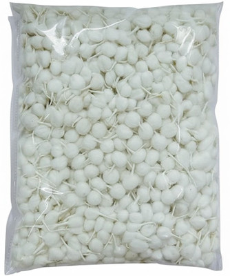 JSK Phool Batti Round Cotton Wicks For Diya, Gol Batti For Puja 2100pcs Cotton Wick