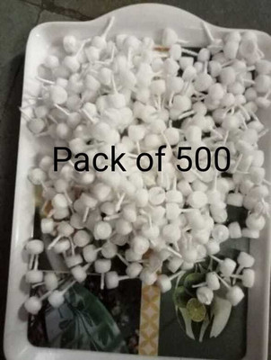Cbs Enterprises Round Cotton Wicks – Gol Batti – 500 Pack – Puja & Mandir Use Cotton Wick