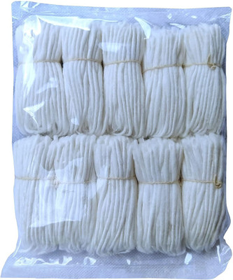 kickcity 1000 Pieces Long White Cotton Wicks/Diya Batti For Pooja 3.5 Inches Cotton Wick