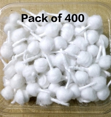 MohitSpiritual Handmade long cotton wicks for puja- pack of 400|| diya batti for religious use. Cotton Wick