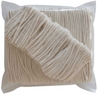 PujaGhar 1500 Cotton Wicks for Pooja/Arti | Cotton Batti Pure White Cotton Wick(Pack of 1500)