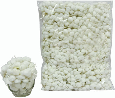 shyamcharan Round Cotton Wicks (GOL Batti) for Diya - 500 Pieces, Ideal for Puja Cotton Wick