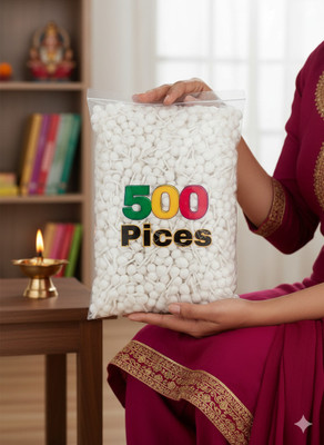 Cbs Enterprises Pack of 500 Round Cotton Wicks – Diya Batti for Navratri & Diwali Cotton Wick