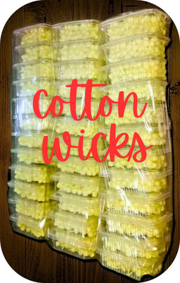 agarwal udyog Pure Rui Batti Round Yellow Cotton Wick for Festive Cotton Wick(Pack of 10)