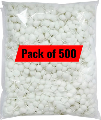 Cbs Enterprises Puja Round Cotton Wicks – 500 Pack – Gol Batti for Diya & Temple Use Cotton Wick