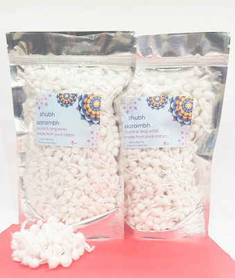 Shubh Aarambh R-1500 Cotton Wick(Pack of 2)