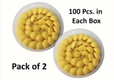 Naagvanshi Pure cow ghee batt (200pcs) for puja and hawan Cotton Wick(Pack of 2)