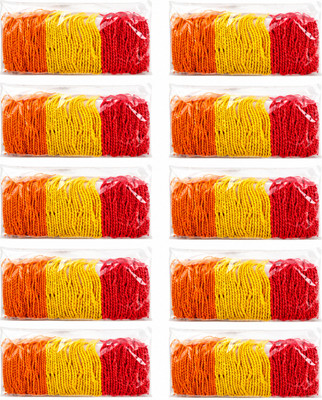 pujahome Twisted Wick Pouch Pack Color - Pack Of 12 Packets Cotton Wick(Pack of 10)