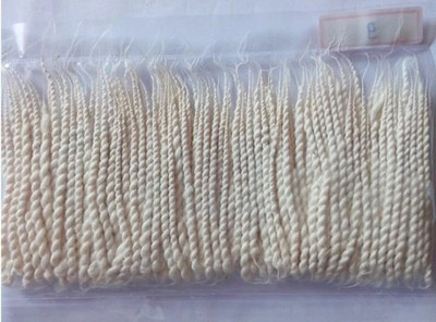 Agnirva Twisted Long Wicks Set of 12 (One Pack of 100 x 12 = 1200 Wicks) Cotton Wick(Pack of 12)