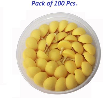 OGU Ghee Diya Batti, Jyot Batti for Pooja Aarti , Handmade Ghee Diya Batti- 100 Pcs. Cotton Wick