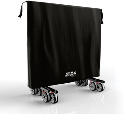Stag iconic Ping Pong 2 in 1 Both Folding & Flat Table Cover Free Size(Black)