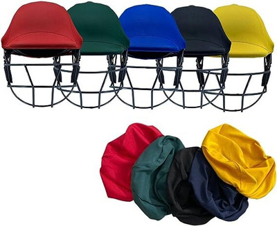 Rainox Cricket Helmet Covers, Colored Helmet Clads, Protect from Scratches and dust Club Cover Free Size(Blue)