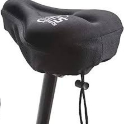 Surindra BICYCLE_SEAT_COVER_10 Bicycle Seat Cover Free Size(Black)