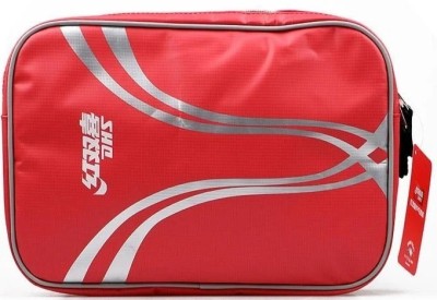 DHS TT SQUARE BAT COVER RED Racquet Carry Case/Cover Free Size(Red)