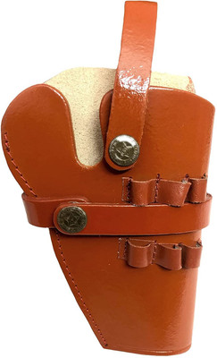 ZQARJAN Leather 32 P.C-01 Pistol/Gun Cover Free Size(Brown)