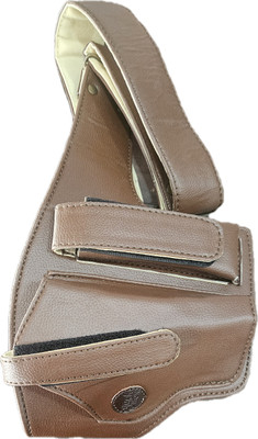 AGH 45 Bore Pistol Cover With addll mag cover Racquet Carry Case/Cover, Pistol/Gun Cover Free Size(Brown, Maroon)